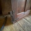 Old Wooden Four-Panel Door with Iron Hardware - 5