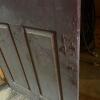 Old Wooden Four-Panel Door with Iron Hardware - 8