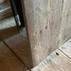 Old Wood Plank Door with Latch and Padlock - 5