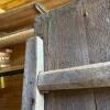 Old Wood Plank Door with Latch and Padlock - 9