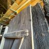 Old Wood Plank Door with Latch and Padlock - 10
