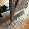 Old Wood Plank Door with Latch and Padlock - 12