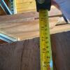Old Wood Plank Door with Latch and Padlock - 14