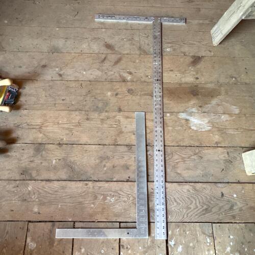 Drywall T-Square and Carpenter's Square