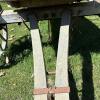Large Wooden Hay Wagon with Iron-Rimmed Spoke Wheels - 12