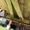 Large Wooden Hay Wagon with Iron-Rimmed Spoke Wheels - 24
