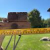 Large Wooden Hay Wagon with Iron-Rimmed Spoke Wheels - 25