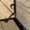 Metal Mesh Fireplace Screen with Arched Top - 6