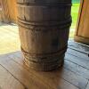 Large Rustic Wood Barrel in the Manner of 19th Century Storage - 6