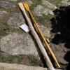 Wood Oars with Chesapeake Light Craft Leather Oar Collar Kit