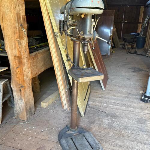 Walker-Turner Floor Drill Press with Arrow-Hart Switch