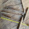 Antique Hand Auger Drills with Wooden Handles - 4