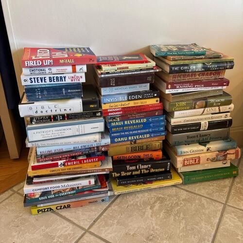 Assorted Hardcover and Paperback Books, Mixed Genres