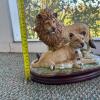 Andrea by Sadek Lion Family Porcelain Figurine - 8