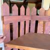 Wood Folding Lattice Display Shelves, 4 in Total - 6