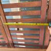 Wood Folding Lattice Display Shelves, 4 in Total - 8