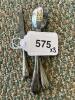Sterling Silver Utensils with Beaded Edge Pattern - 7