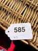 Coleman Cooler and Wicker Picnic Basket with Tableware - 7