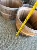 Three Wooden Baskets with Metal Handles - 4