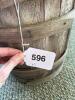 Two Wooden Buckets Rustic-Style Planters - 5
