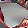 Painted Two-Tone Wood Dining Table and Chairs Set - 6