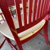 Painted Two-Tone Wood Dining Table and Chairs Set - 9