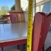Painted Two-Tone Wood Dining Table and Chairs Set - 16