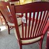Painted Two-Tone Wood Dining Table and Chairs Set - 21