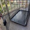 Black Wire Dog Crate with Removable Tray - 2