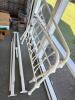 Full-Size White Metal Bed Frame in Victorian-Style - 2