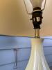 Ceramic Table Lamp With White Shade, Teardrop-Style Base - 5