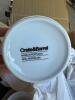 Crate & Barrel White Porcelain Dinnerware and Glassware - 3