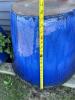 Two Large Blue Ceramic Garden Planters - 4