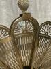 Brass Peacock-Style Folding Fireplace Screen - 4