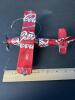 Handmade Coca-Cola Can Biplane Model Folk Art Sculpture - 6