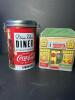 Coca-Cola Retro Tin Canister, Grocery Tin, Coaster and Paper Towel Holder - 2