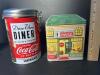Coca-Cola Retro Tin Canister, Grocery Tin, Coaster and Paper Towel Holder - 3
