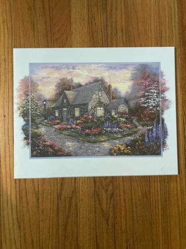 Cottage Garden House Wall Art 16" x 20"