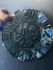 Iridescent Pressed Glass Fruit Pattern Bowl - 2