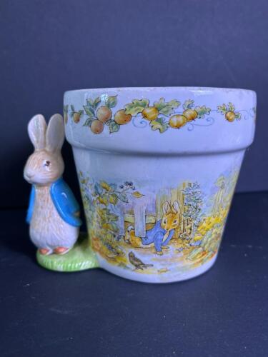 Beatrix Potter Peter Rabbit Ceramic Flower Pot