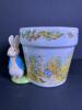 Beatrix Potter Peter Rabbit Ceramic Flower Pot