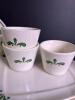 Buffalo China Green Pattern Plates, Bowls, and Cups - 2