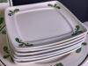Buffalo China Green Pattern Plates, Bowls, and Cups - 3