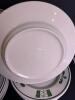 Buffalo China Green Pattern Plates, Bowls, and Cups - 7