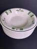 Buffalo China Green Pattern Plates, Bowls, and Cups - 9