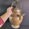 Brass Kettle with Figural Spout in a Traditional Style