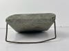 Antique Stoneware Bed Warmer with Iron Handle - 4