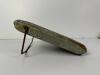 Antique Stoneware Bed Warmer with Iron Handle - 5