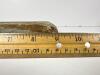Antique Stoneware Bed Warmer with Iron Handle - 7