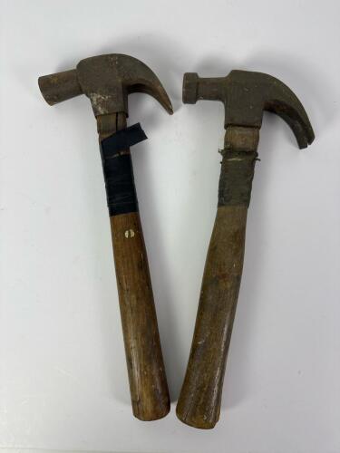 Claw Hammers with Wooden Handles